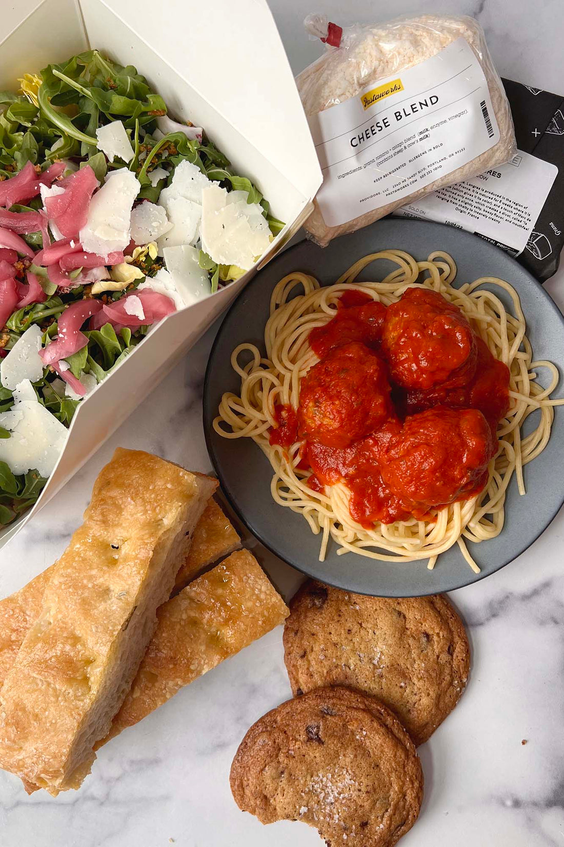 The Spaghetti + Meatballs Dinner
