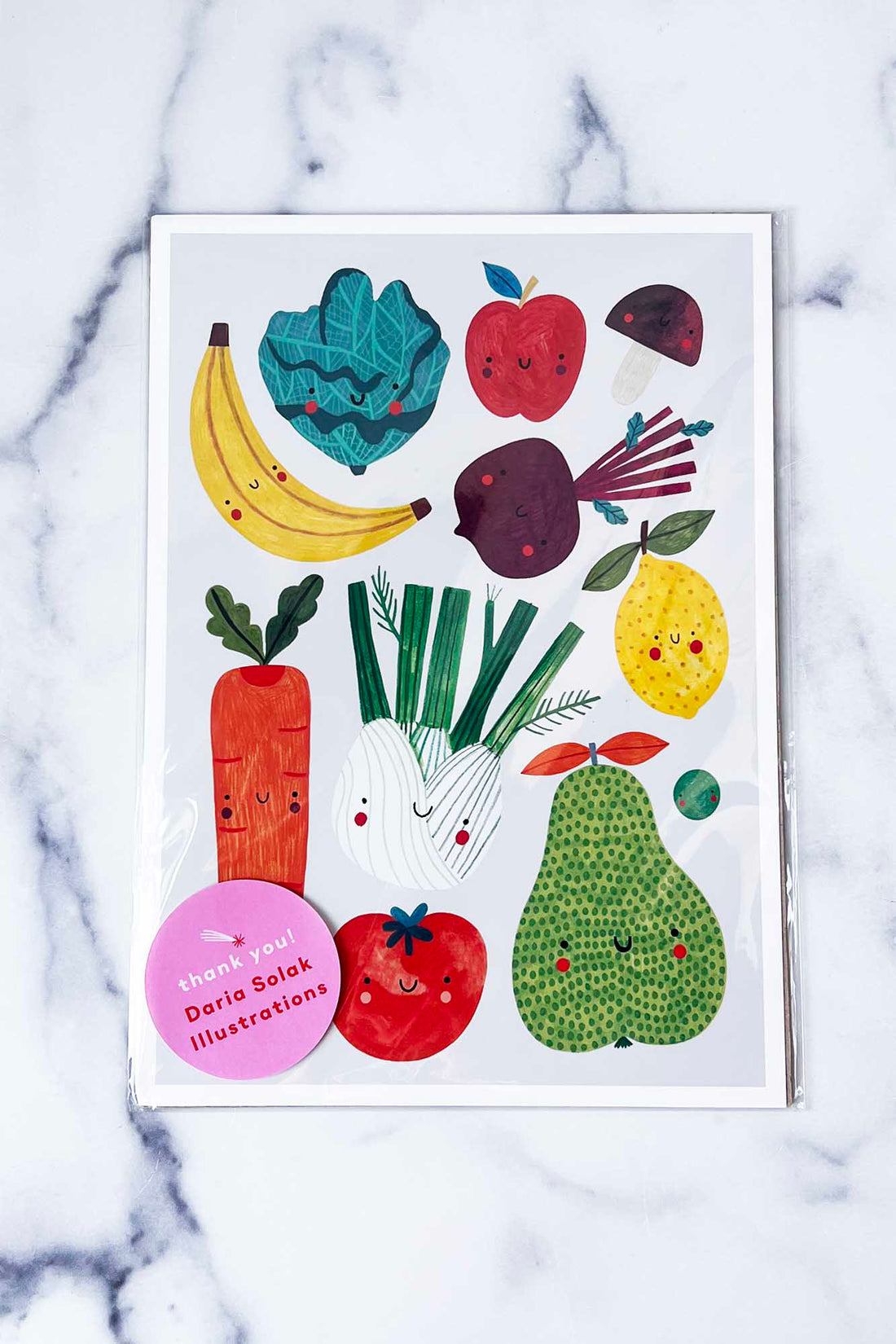 Daria Solak Fruits & Veggies Print