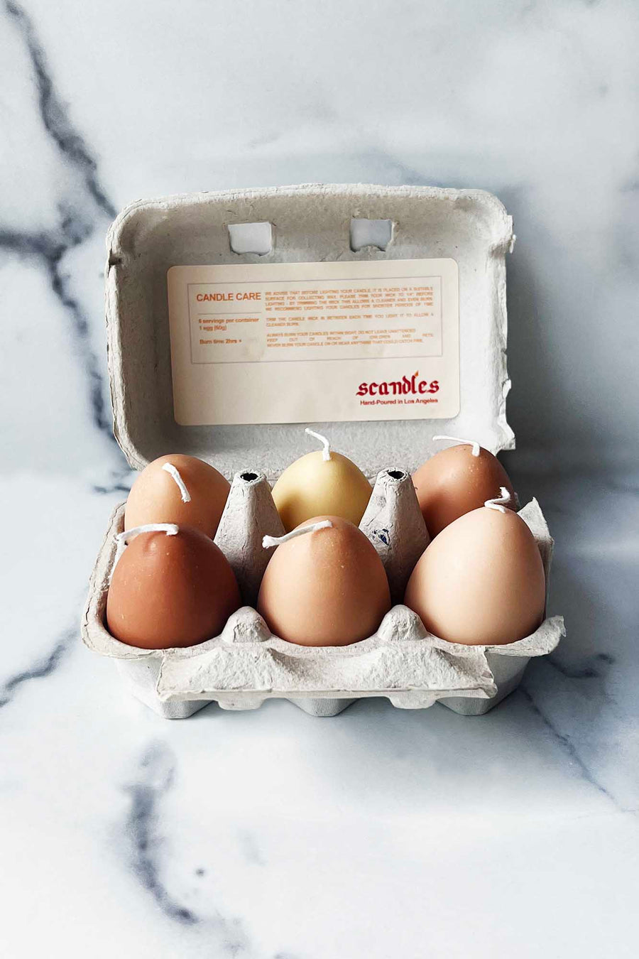 Scandles Egg Candle Carton