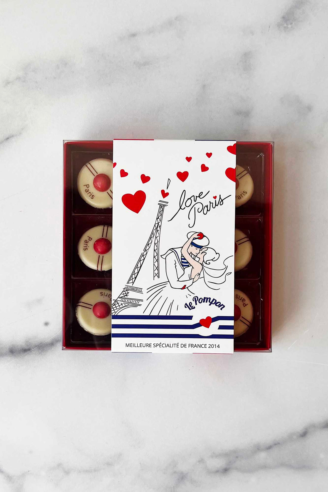 Le Pompon Love Paris Chocolates Box