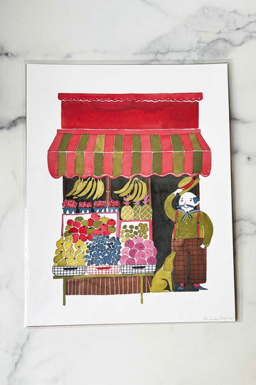 Keiko Hayner Fruit Shop Print