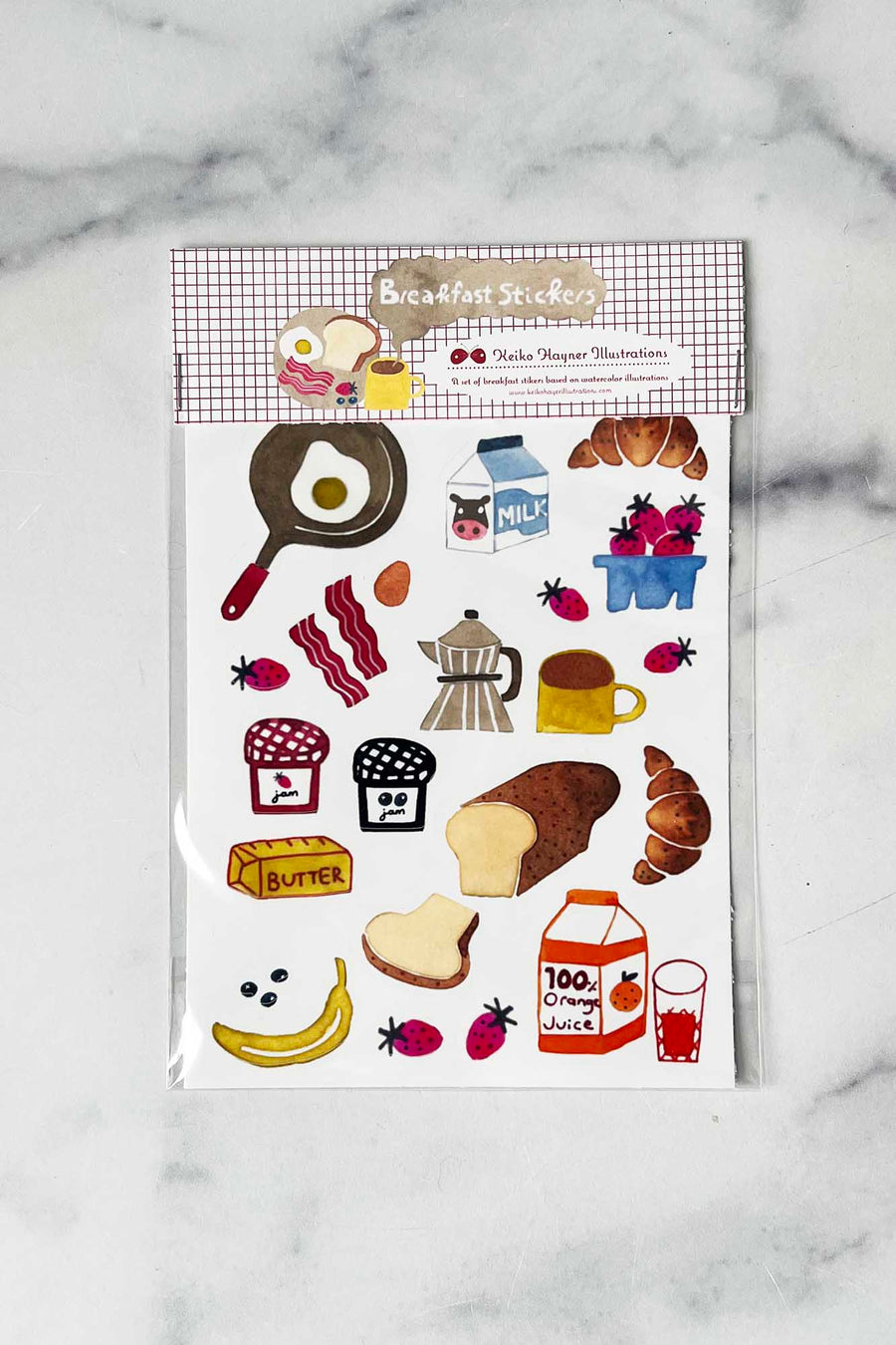 Keiko Hayner Breakfast Stickers