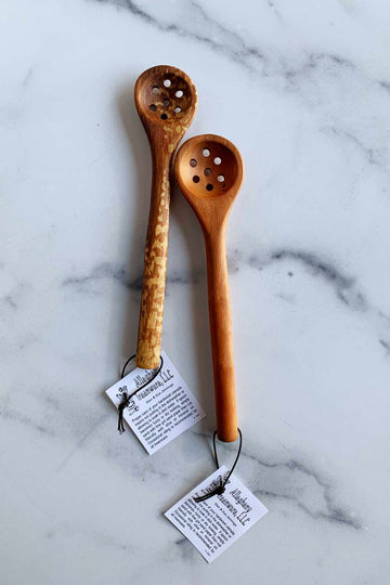 Allegheny Treenware 8" Mini Straining Spoon