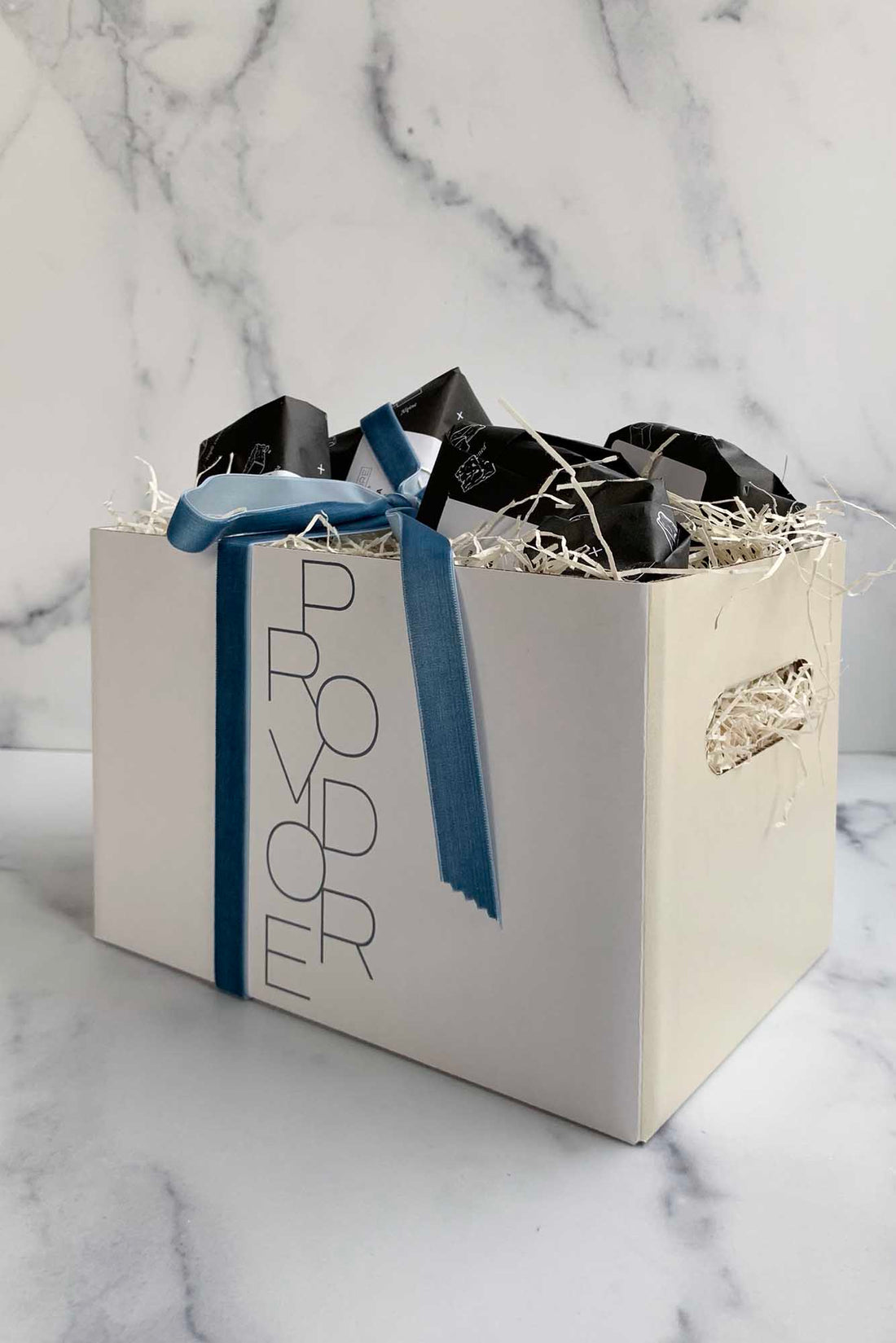 Gift Box with Fill + Ribbon