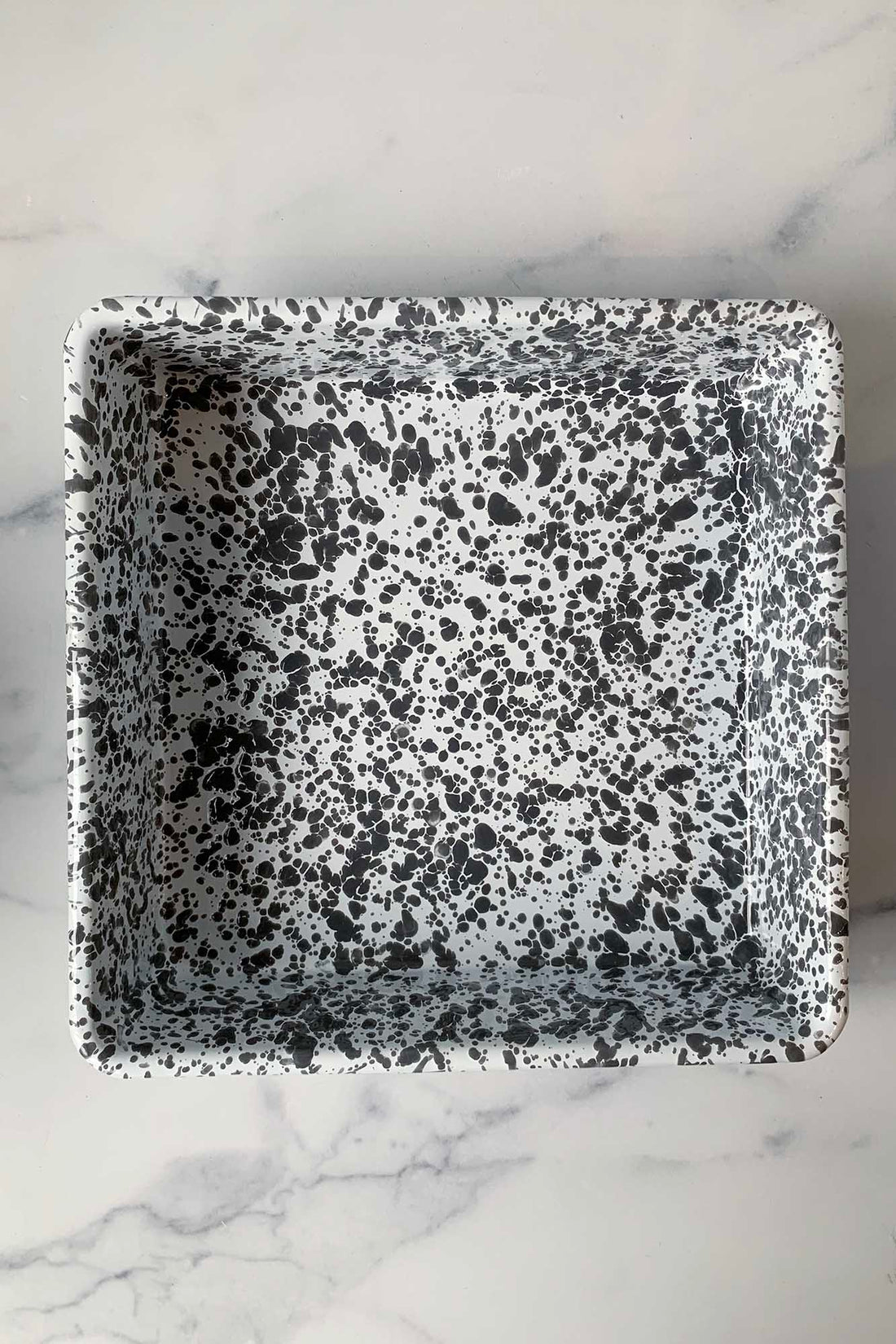 Crow Canyon Home Grey Splatter Brownie Pan