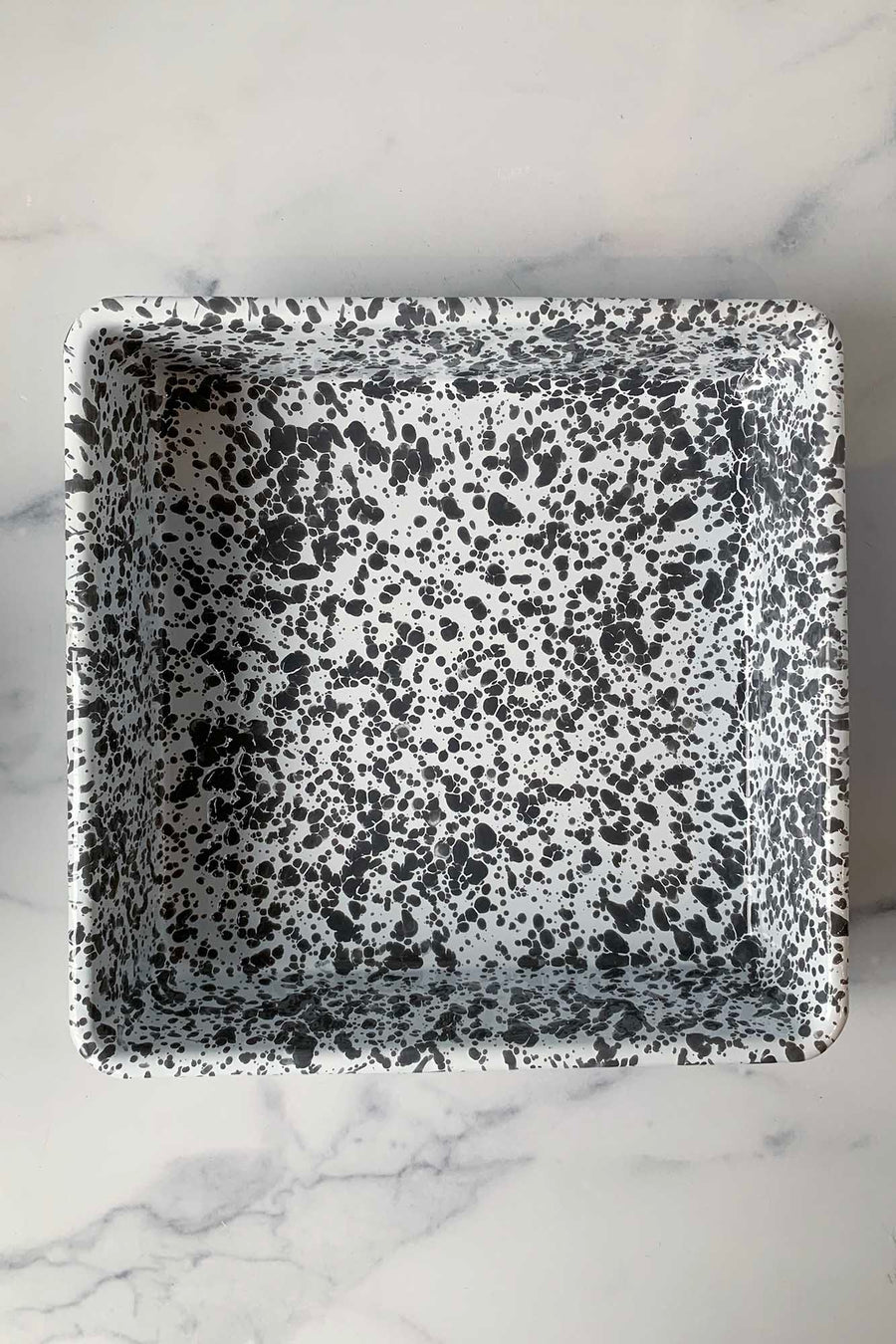 Crow Canyon Home Grey Splatter Brownie Pan