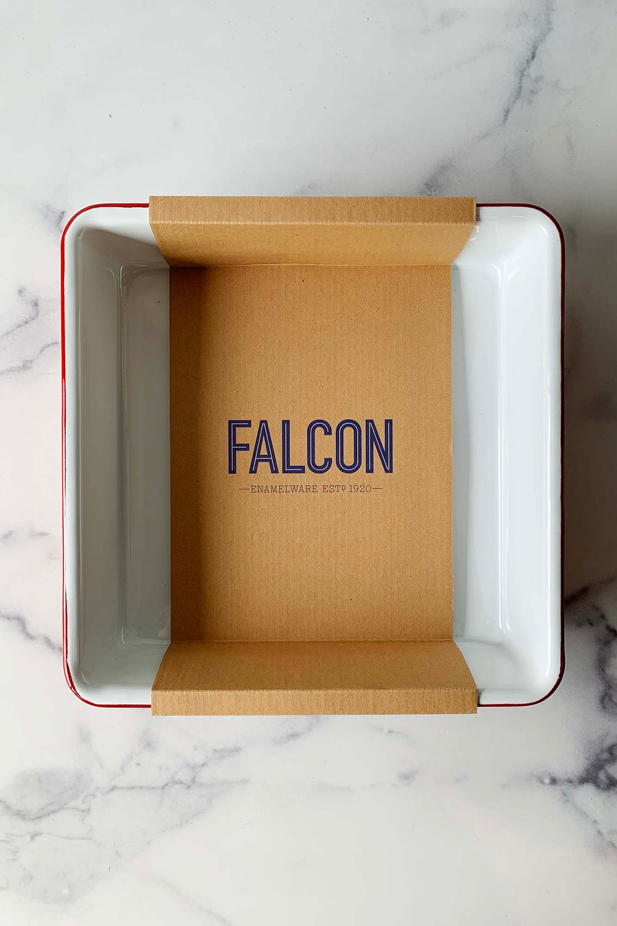 Falcon Square Bake Tray Pillarbox Red