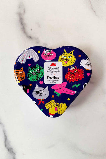 Le Chocolat de Francais Truffle Heart Tin