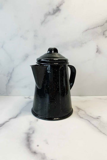 Utilitario Mexicano Enamel Coffee Pot Black